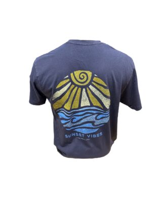 Sunset Vibes Dyed Ringspun Tee