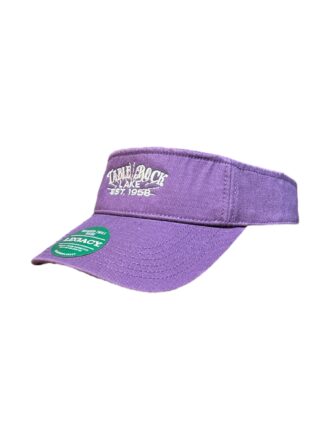 Purple Table Rock Lake Embroidered Cotton Twill Visor